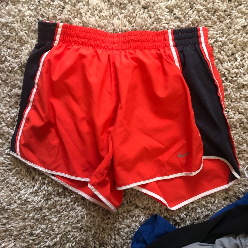Nike dri fit shorts SMALL - orange and purple